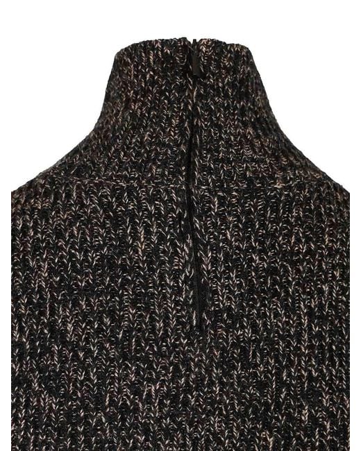 Max Mara Black Turtleneck Sweater