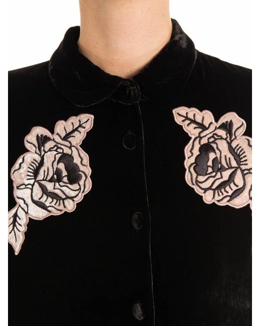 Vivetta Black Velvet Dress