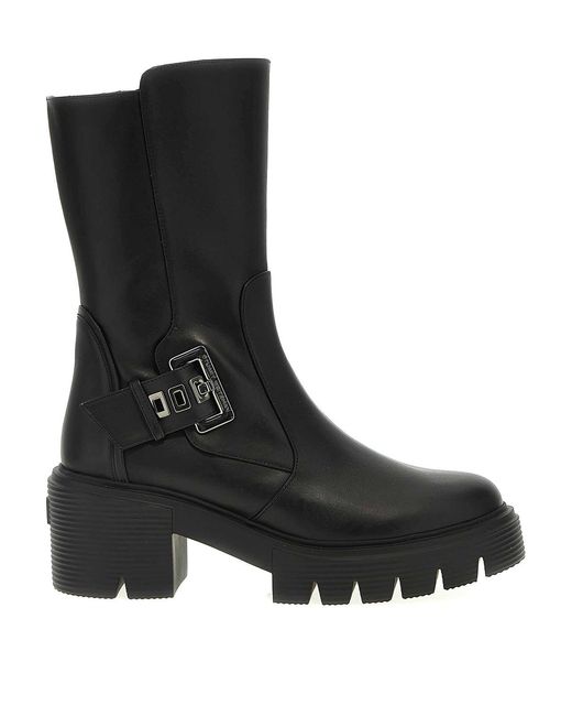 Stuart Weitzman Black Soho' Boots