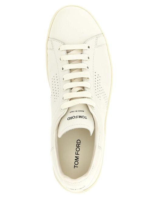 Tom Ford White Warwick Sneakers for men