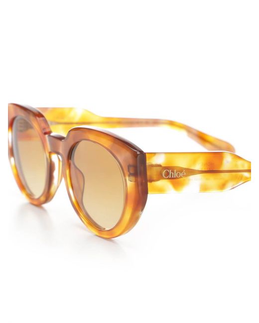 Chloé Yellow Panthos Sunglasses
