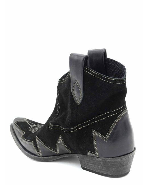 L.A L.A TEX Black Booties