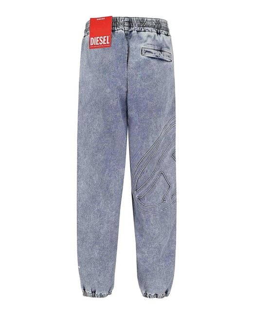 DIESEL Blue Denim Jeans for men