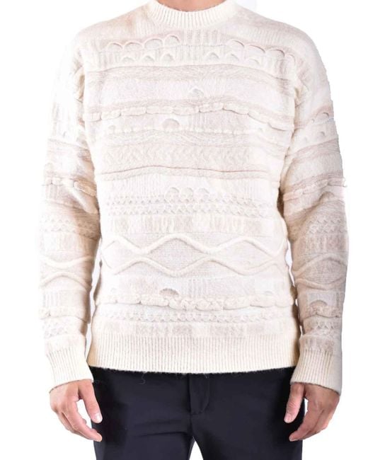 Laneus Natural Sweater for men