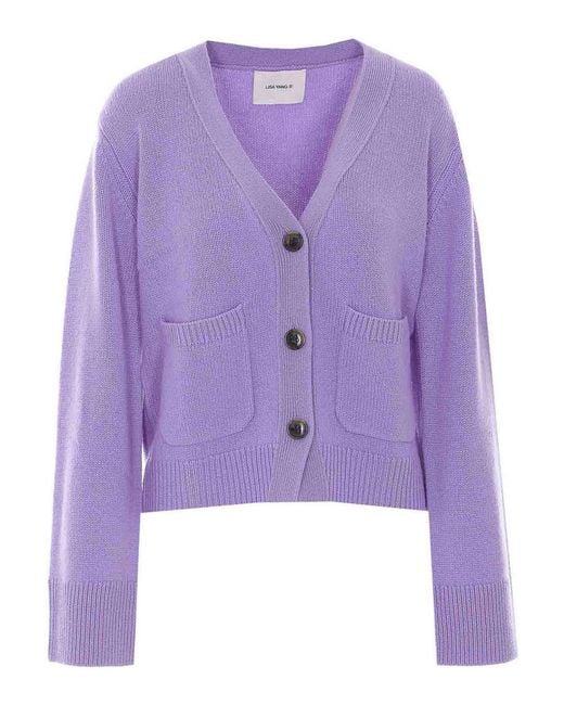 Lisa Yang Purple Danni Cardigan
