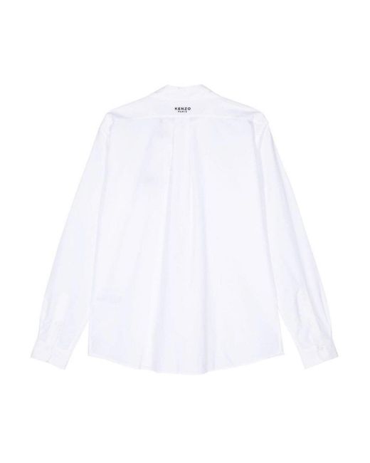 KENZO White Boke Flower Shirt for men