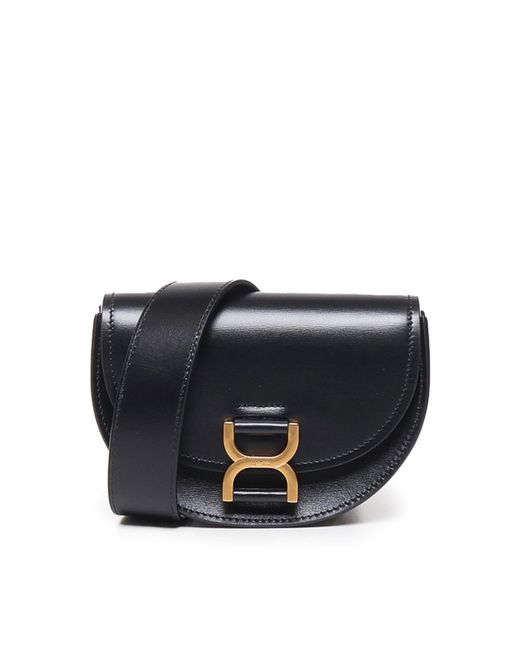 Chloé Black Marcie Mini Flap Bag