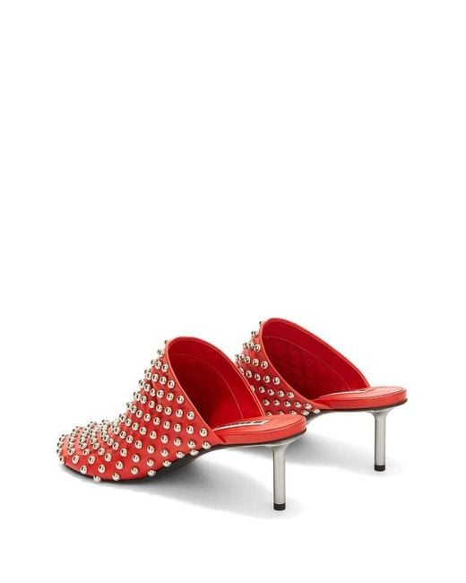 Jil Sander Red Mules