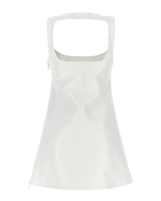 Courreges White Vinyl Dress