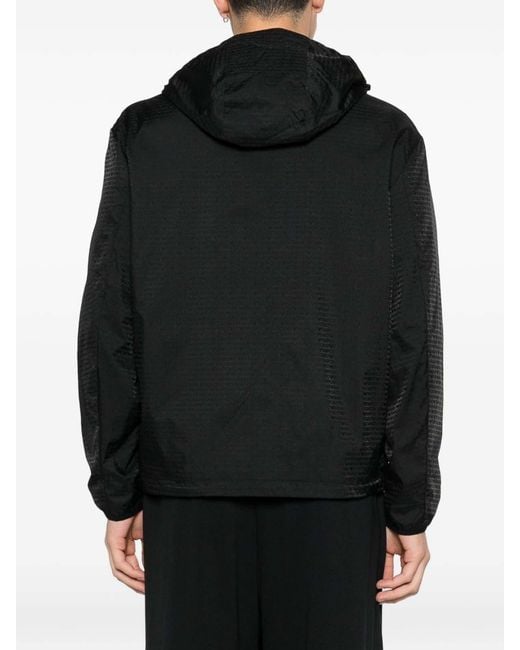Emporio Armani Black Nylon Blouson Jacket for men