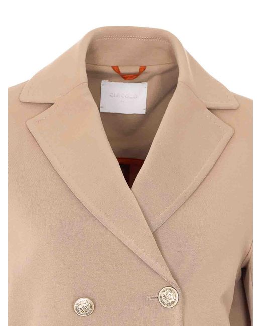 Circolo 1901 Natural Double Breasted Jacket