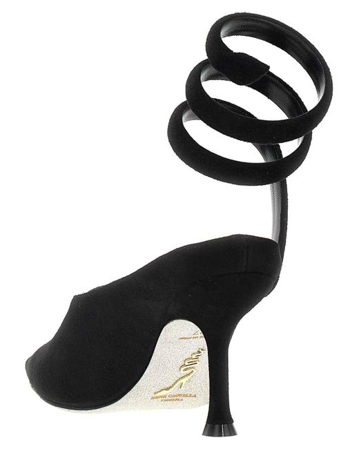 Rene Caovilla Black 'Grace' Mules