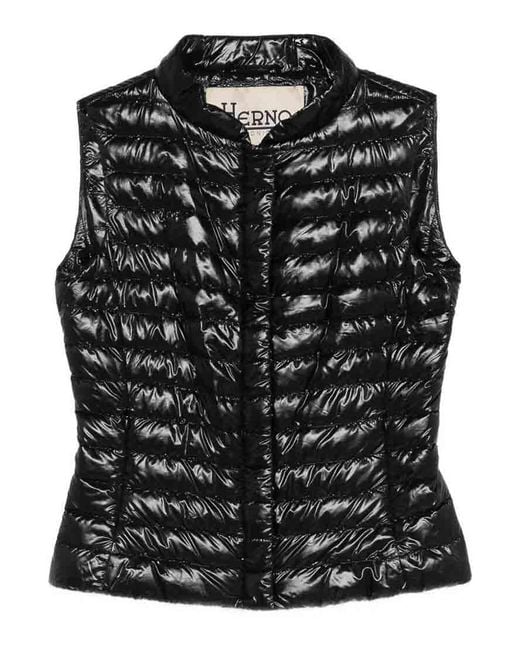 Herno Black 'Vera' Padded Vest