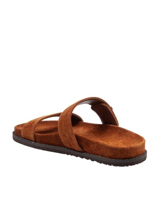 Tory Burch Brown Romy Sport Slide