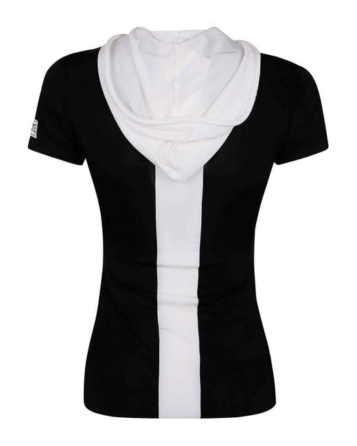Jean Paul Gaultier Black Viscose Baby Tee Shirt