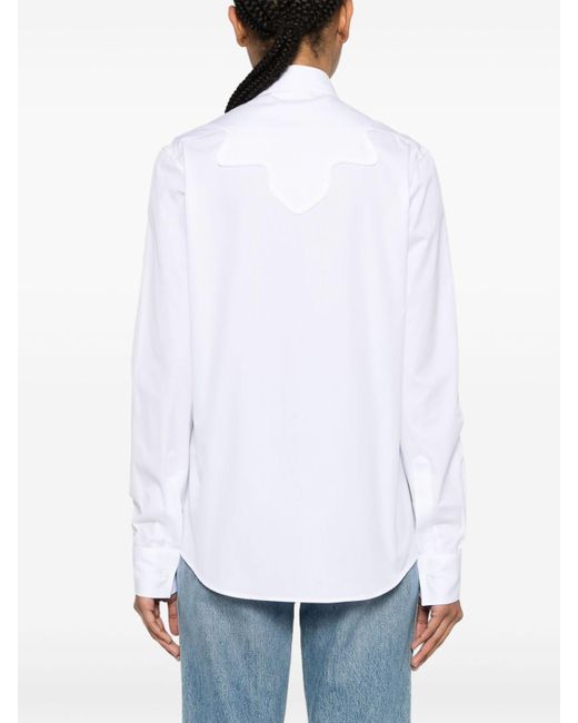 Ermanno Scervino White Cotton Shirt