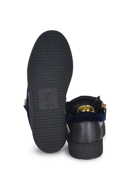 Giuseppe Zanotti Blue Sneakers for men