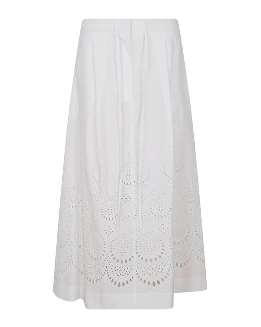 P.A.R.O.S.H. White Skirt