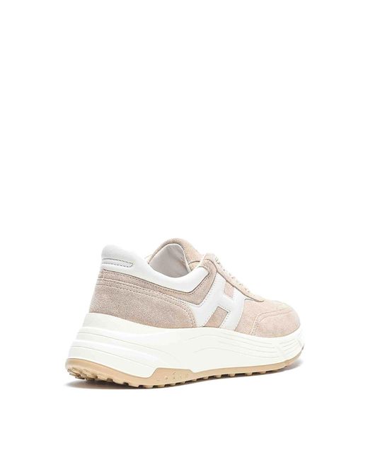 Hogan White Hi-Fi Sneakers