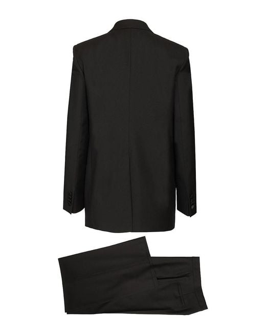 Tagliatore Black Double-Breasted Wool Tuxedo