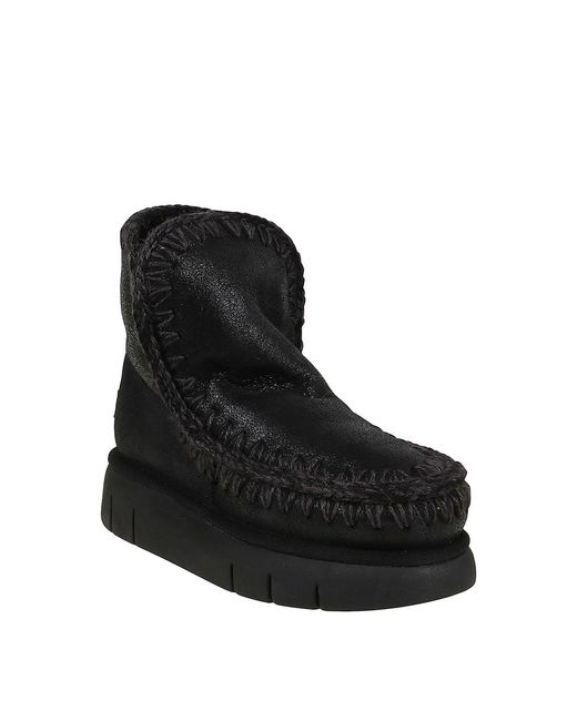 Mou Black Eskimo 18 Ankle Boots