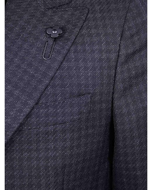 Lardini Blue Jacket for men