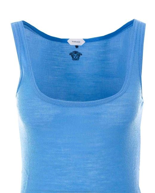 Versace Blue Tank Top