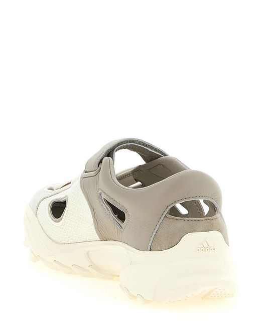 Y-3 White Gsg9' Sandals