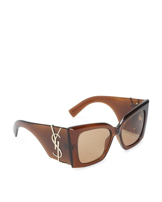 Saint Laurent Pink M119 Blaze Sunglasses