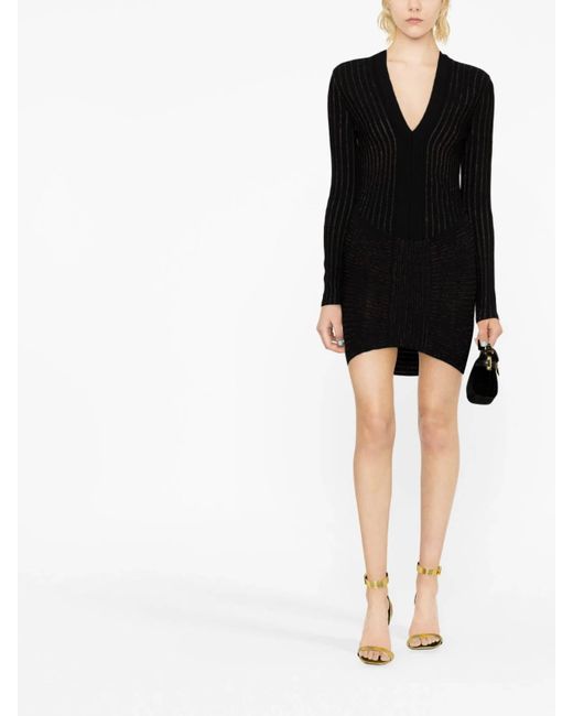 Balmain Black Mini Dress