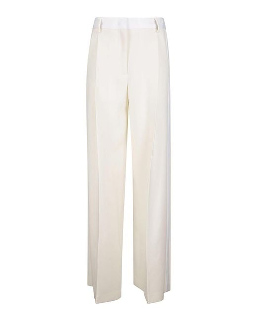 Alberto Biani White Trousers
