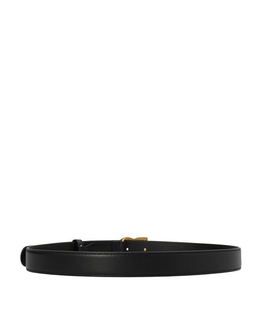 Dolce & Gabbana White Logo Buckle Belt