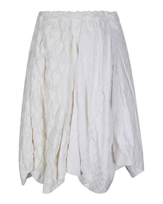 Comme des Garçons White Ladies Skirt