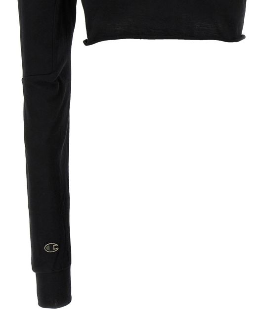 Rick Owens Black Champion X Sweater