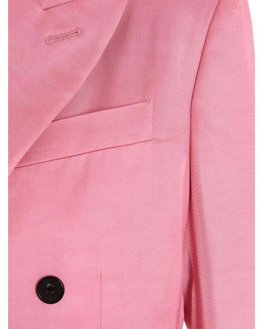 Tom Ford Pink Double Breasted Blazer Jacket