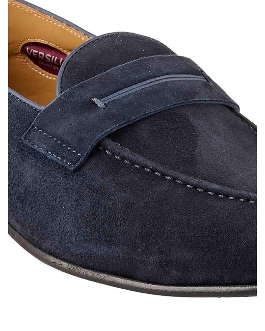 Sturlini Blue Loafers for men