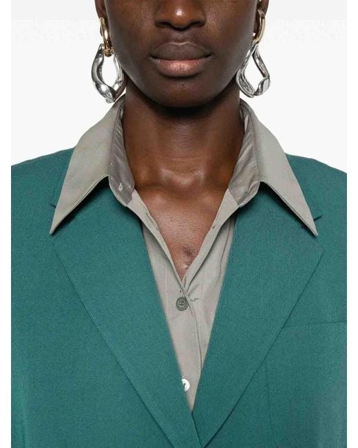 Dries Van Noten Green Bamis 1527 Wwjacket