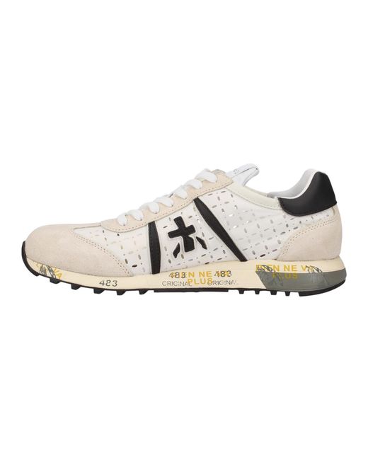 Premiata White Lucyd Sneakers