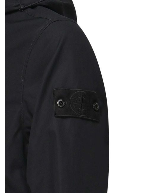 Stone Island Black Weatherproof Ghost Jacket for men