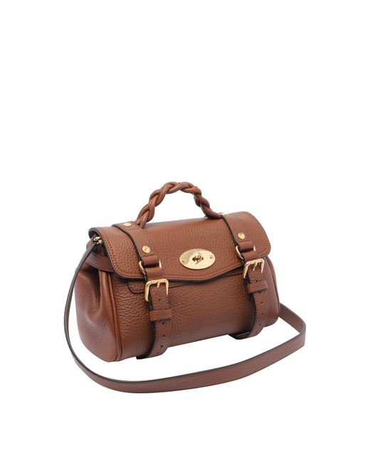 Mulberry Brown Mini Alexa Handbag