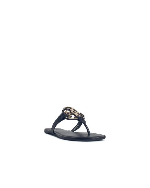 Tory Burch Blue Miller Sandals With