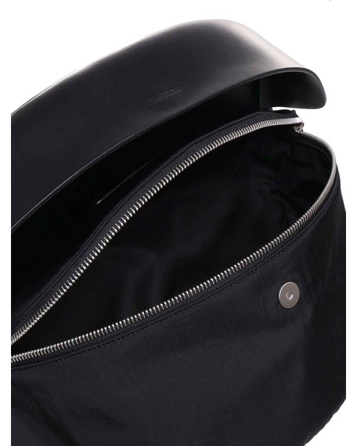 Jil Sander Black Belt Bag for men