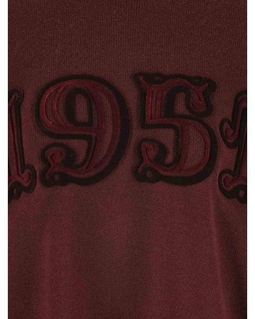 Max Mara Purple Crewneck Knitted Jumper
