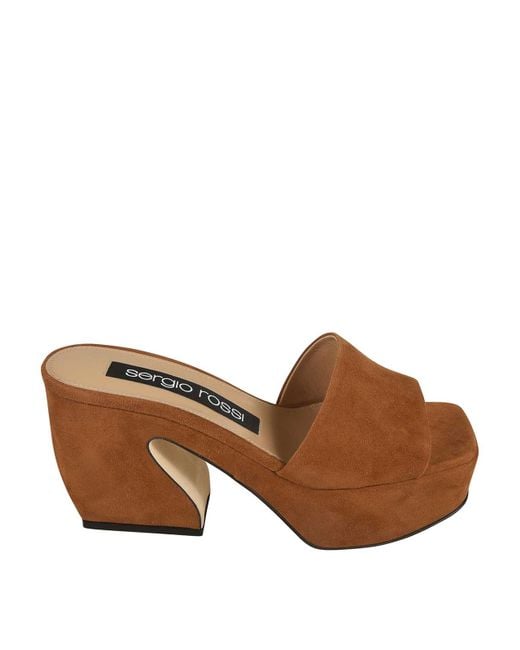 Sergio Rossi Brown Sandals