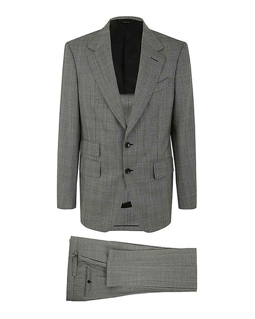 Tom Ford Gray Single Breasted Suit for men