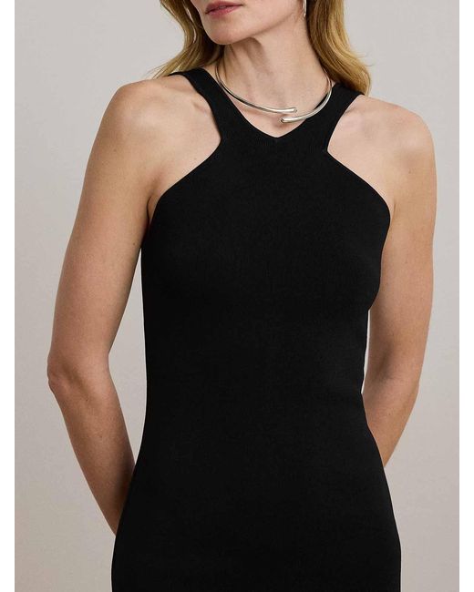 Ralph Lauren Black Paitman-Sleeveless-Day Dress