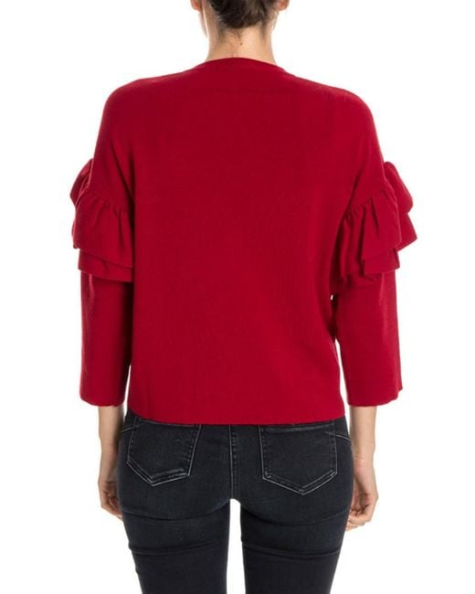 Vivetta Red Ribe Sweatshirt