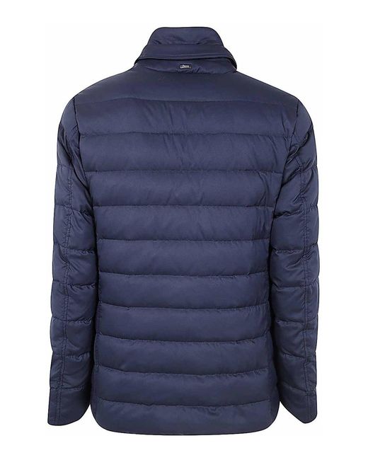 Herno Blue Padded Jacket for men