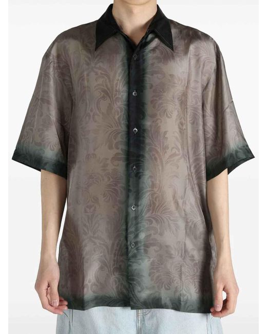 Dries Van Noten Gray 'Cassidye' Shirt for men