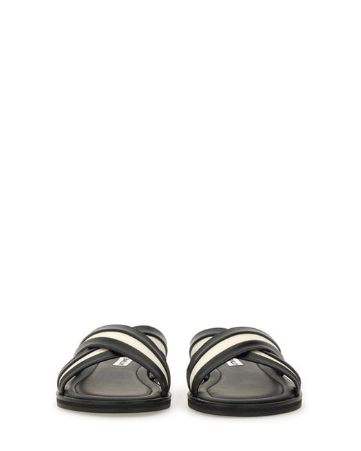 Bally Black Slide Sandal Gherry for men